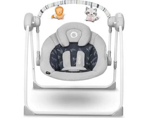 Крісло-гойдалка Lionelo Ruben Grey graphite (LO-RUBEN RUBEN GREY GRAPHITE)