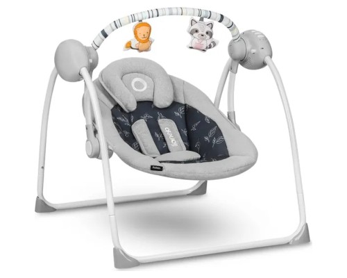 Крісло-гойдалка Lionelo Ruben Grey graphite (LO-RUBEN RUBEN GREY GRAPHITE)