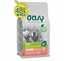 Сухий корм для собак OASY One Animal Protein ADULT Medium/Large з лососем 18 кг (8053017349305)