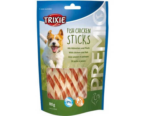 Ласощі для собак Trixie Premio Fish Chicken Sticks 80 г (4011905317472)