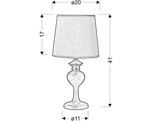 Настільна лампа Candellux 41-11749 BERKANE (41-11749)