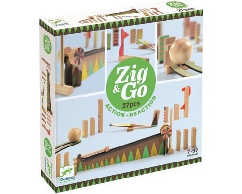 Настільна гра Djeco гра-конструктор Zig&Go 27 деталей (DJ05641)