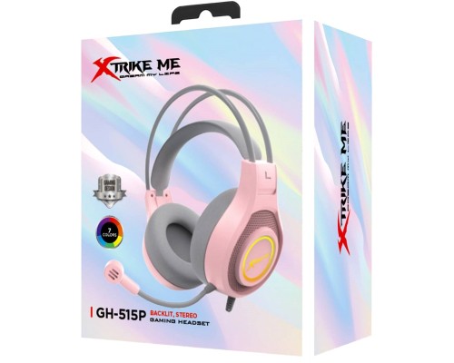 Навушники Xtrike ME GH-515 Pink/Grey (GH-515P)