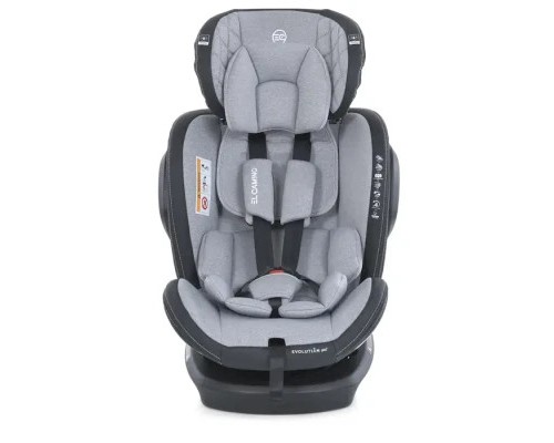 Автокрісло El Camino EVOLUTION 2 360 ISOFIX (0-36кг) (ME 1045-1 royal gray)