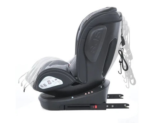 Автокрісло El Camino EVOLUTION 2 360 ISOFIX (0-36кг) (ME 1045-1 royal gray)
