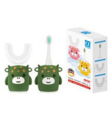 Електрична зубна щітка AHealth KIDS SONIC SMILE 2 Green (AHkss2g)