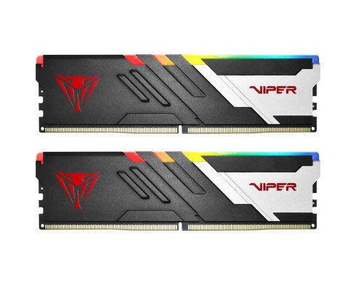 Модуль пам'яті для комп'ютера DDR5 32GB (2x16GB) 7400 MHz Viper Venom RGB Patriot (PVVR532G740C36K)