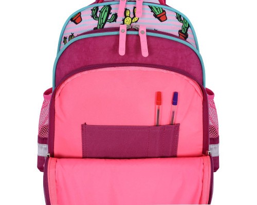 Рюкзак шкільний Bagland Mouse 143 малиновий 617 (00513702) (85268107)