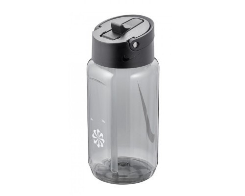 Пляшка для води Nike TR Renew Recharge Straw Bottle 16 OZ антрацит 473 мл N.100.7640.072.16 (887791733443)