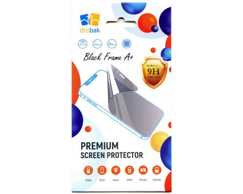 Скло захисне Drobak Xiaomi Redmi Note 13 Pro Black Frame A+ (171701)