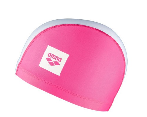 Шапка для плавання Arena Unix II JR 002384-105 рожевий, білий Діт OSFM (3468336220818)