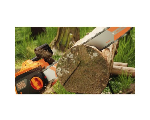 Ланцюгова пила Black&Decker 2.0 кВт, шина 45 см, швидкість 14,50 м/с, ланцюг 3/8' (BECS2245)