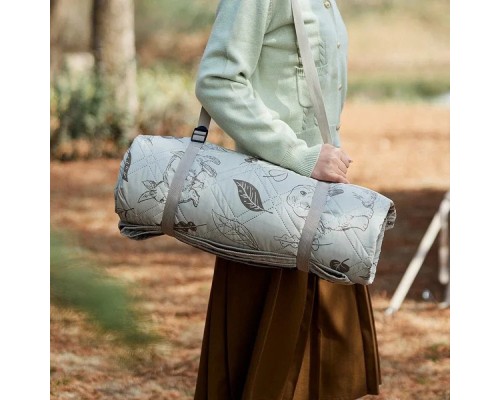 Туристичний килимок Naturehike CNH22DZ025 270 х 395 бежевий принт (6975641885498)