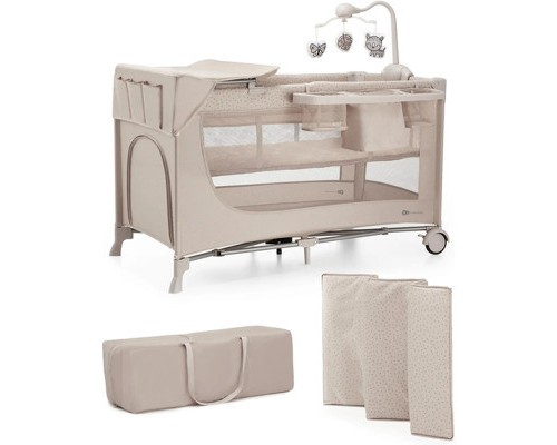 Дитячий манеж Kinderkraft с пеленатором Joy 2 Beige (5902533925162)