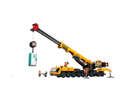Конструктор LEGO City Жовтий пересувний будівельний кран (60409)