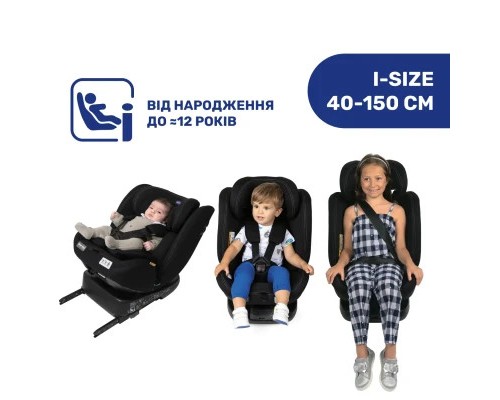 Автокрісло Chicco Unico Evo i-Size Air black (8058664167302) (87030.95)