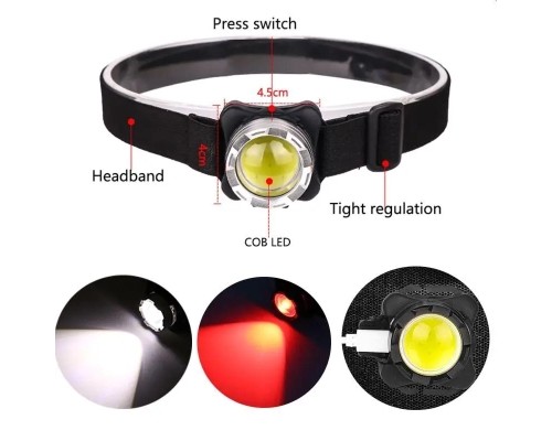 Ліхтар Quantum Lucky LED COB + Мicro USB кабель (QM-FL4010)