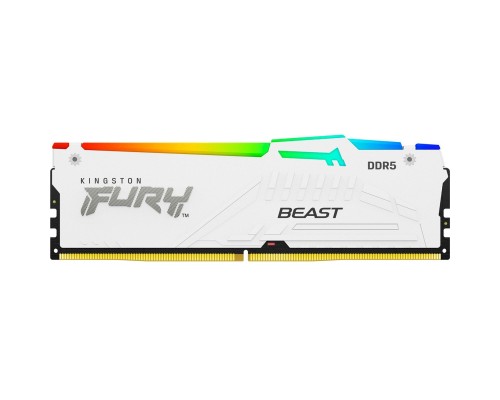 Модуль пам'яті для комп'ютера DDR5 32GB 6400 MHz Beast White RGB EXPO Kingston Fury (ex.HyperX) (KF564C32BWEA-32) Модуль пам'яті для комп'ютера DDR5 32GB 6400 MHz Beast White RGB EXPO Kingston Fury (ex.HyperX) (KF564C32BWEA-32)