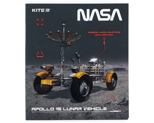 Зошит Kite NASA 48 аркушів, клітинка (NS24-259)
