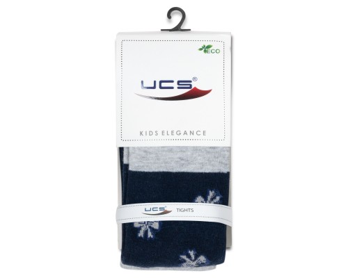 Колготки дитячі UCS Socks з бантиками (M0C0301-2290-3G-blue)