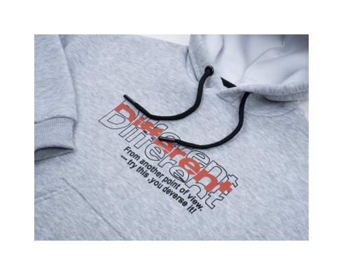 Кофта дитяча Toontoy худи на флісі (24311-122B-gray)