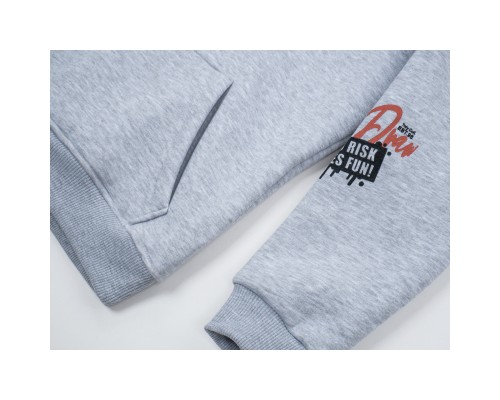 Кофта дитяча Toontoy худи на флісі (24311-122B-gray)