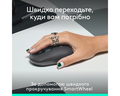 Мишка Logitech POP Mouse With Emoji Bluetooth Graphite (910-007412)
