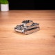 Конструктор Metal Time Колекцiйна модель Ponderous Panzer Heavy Tank Важкий танк Тигр (MT020)