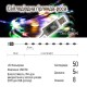 Гірлянда ColorWay Роса LED 50 5 м 8 функцій різнокольорова USB (CW-G-50L5NUMC)