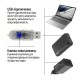 Гірлянда ColorWay Роса LED 50 5 м 8 функцій різнокольорова USB (CW-G-50L5NUMC)