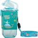 Поїльник-непроливайка Baby Team З силіконовою трубочкою та ремінцем 225 мл (4824428050913)