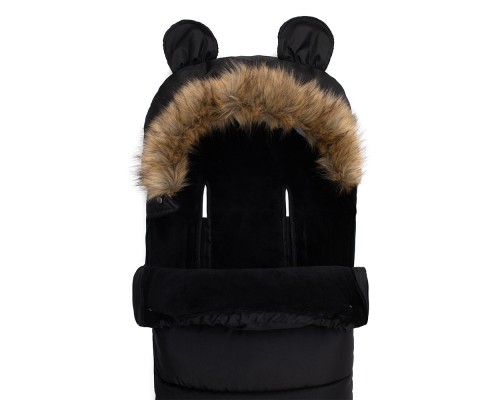 Зимовий конверт MoMi Sleeping bag black (AKCE00032)