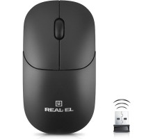 Мишка REAL-EL RM-311W Wireless Black (EL123200041)