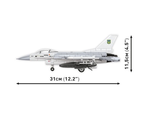 Конструктор Cobi Літак F-16C Fighting Falcon (UA), 500 деталей (COBI-5893)
