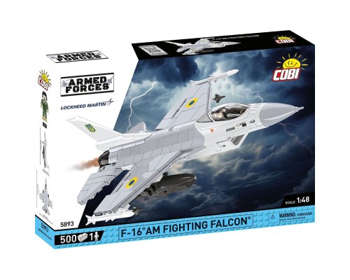 Конструктор Cobi Літак F-16C Fighting Falcon (UA), 500 деталей (COBI-5893)