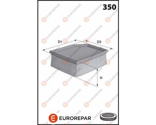 Повітряний фільтр для автомобіля EUROREPAR 1667447380