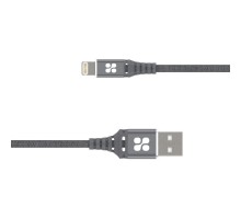 Дата кабель USB 2.0 AM to Lightning ervelink-i.grey Promate (nervelink-i.grey)