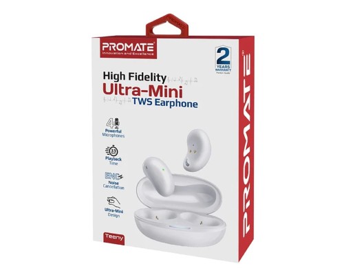 Навушники Promate Teeny White (teeny.white)