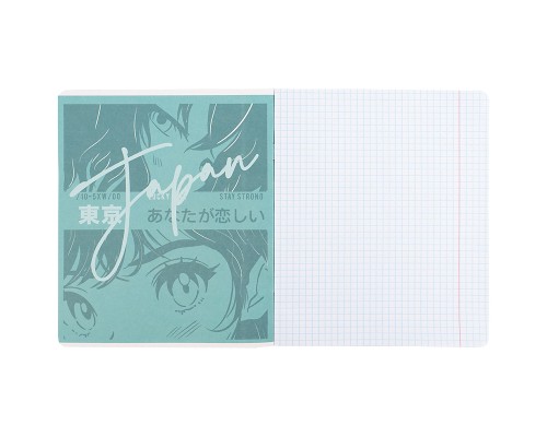 Зошит Kite Anime, 18 аркушів, клітинка (K25-236-1)