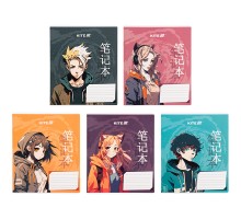 Зошит Kite Anime, 18 аркушів, клітинка (K25-236-1)