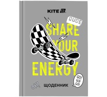 Щоденник шкільний Kite Energy, тверда обкладинка (K25-262-5)