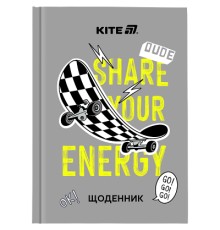 Щоденник шкільний Kite Energy, тверда обкладинка (K25-262-5)