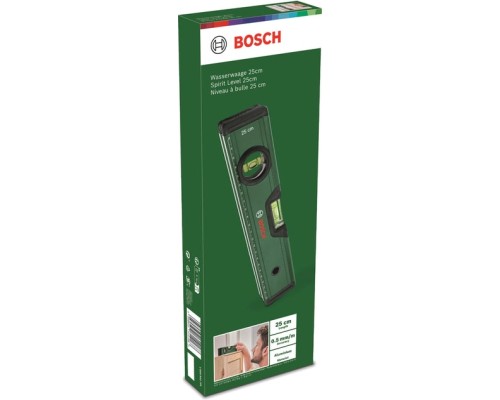 Рівень Bosch 25см, 2 капсули, алюмінієвий (1.600.A03.2V5)