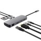 Концентратор Trust USB-C 8-in1 1xUSB-А 3.2/USB-A 2.0/2xUSB-С/HDMI/Ehernet/SD/microSD aluminium 0.15m grey (25672_TRUST)