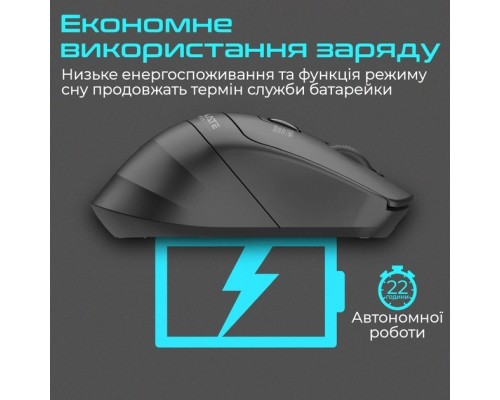 Мишка Promate Samit Wireless Black (samit.black)