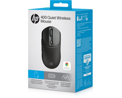 Мишка HP 400 Quiet Wireless/Bluetooth Black (AZ7B2AA)