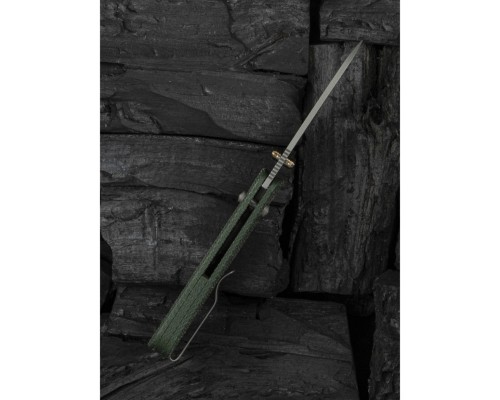 Ніж Weknife Banter 2, Green Mikarta, Stonewash (WE23075-3)