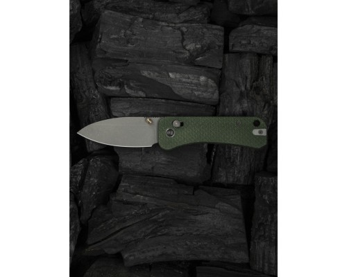Ніж Weknife Banter 2, Green Mikarta, Stonewash (WE23075-3)