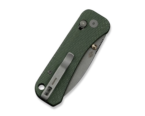 Ніж Weknife Banter 2, Green Mikarta, Stonewash (WE23075-3)
