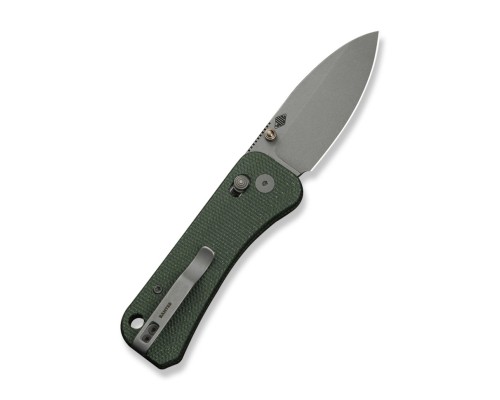 Ніж Weknife Banter 2, Green Mikarta, Stonewash (WE23075-3)